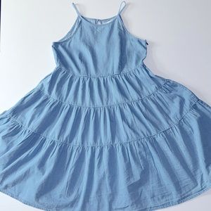 NWT Japna Denim Jean Dress Sundress Spring Summer Beach Casual Date Night, Small